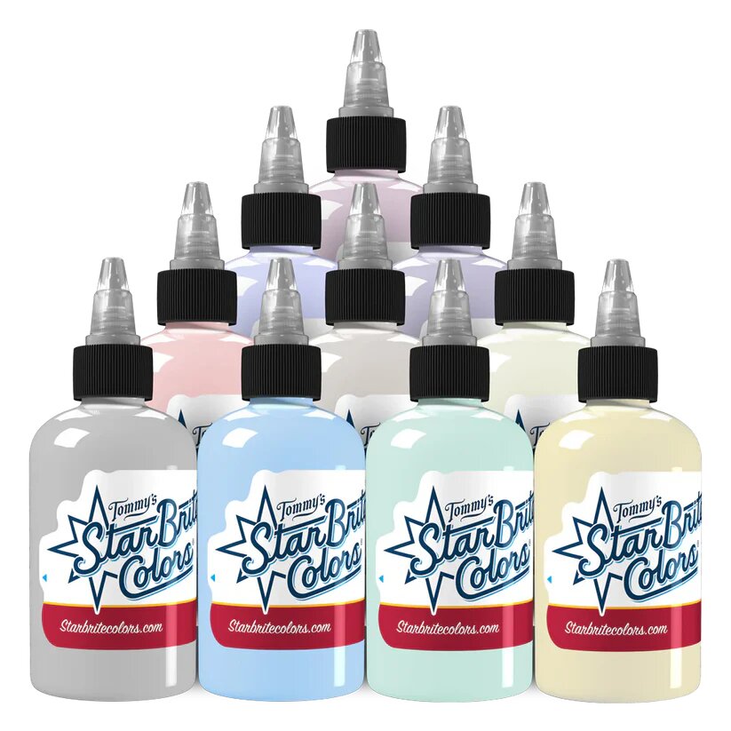 StarBrite Tattoo Ink Soft Pastel Set