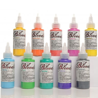 Bloodline Tattoo Ink 10 Color Pastel Set