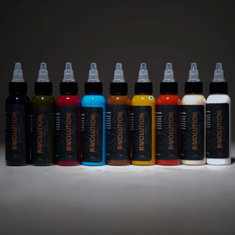 Revolution Tattoo Ink Painters Palette Set Revolution Tattoo Ink Painters Palette Set