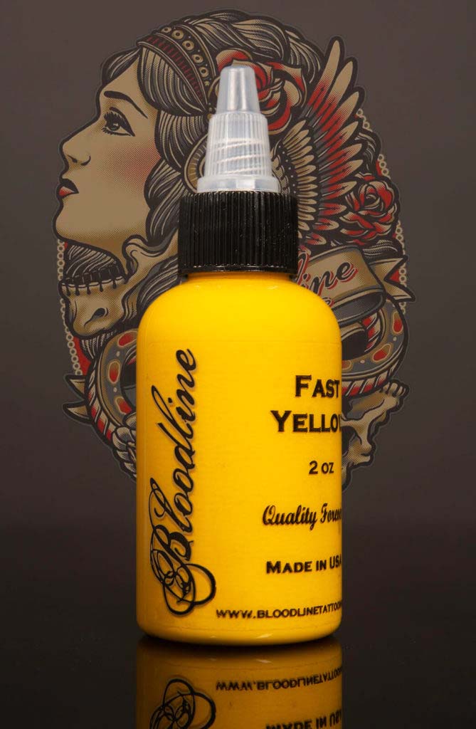 Bloodline Tattoo Ink Fast Yellow Bloodline Tattoo Ink Fast Yellow