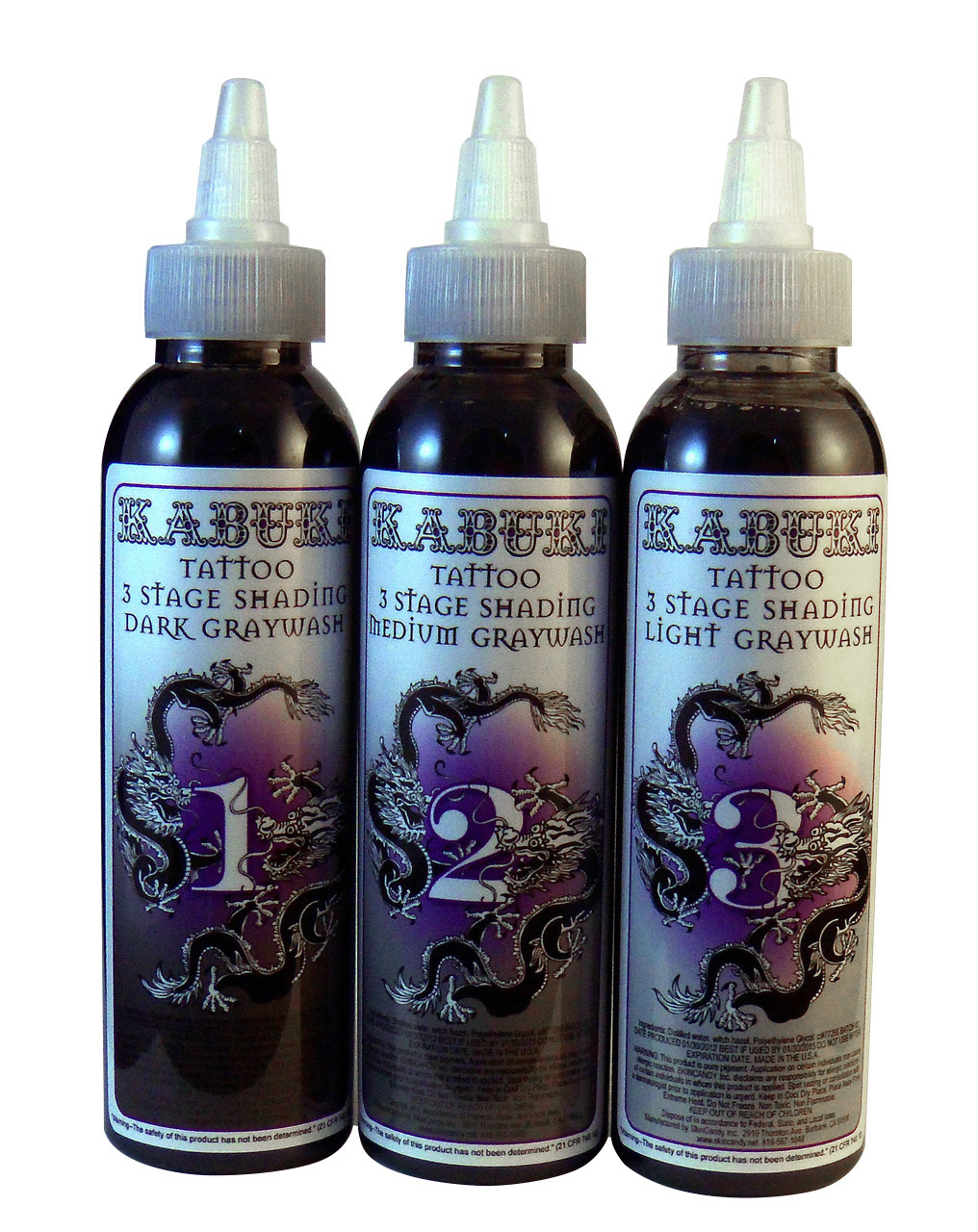 Kabuki 3 Stage Graywash Set