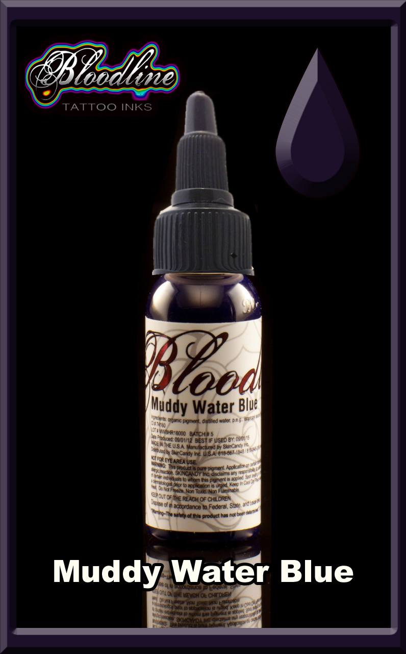 Bloodline Tattoo Ink Muddy Water Blue
