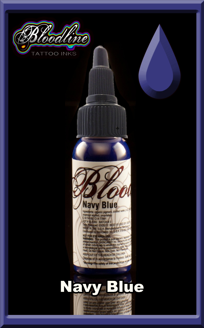 Bloodline Tattoo Ink Navy Blue Bloodline Tattoo Ink Navy Blue