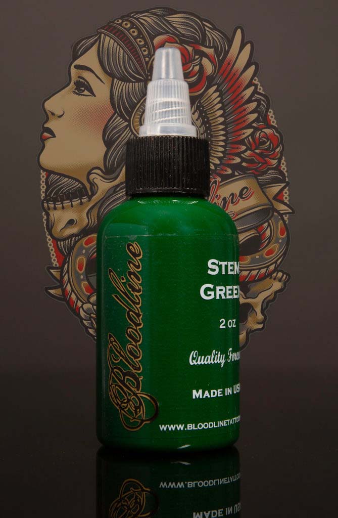Bloodline Tattoo Ink Stem Green