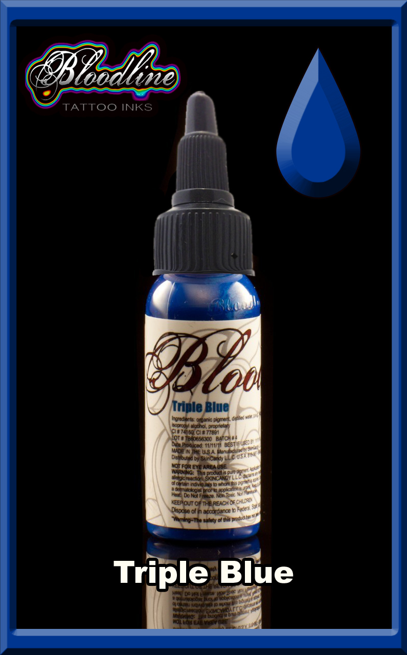 Bloodline Tattoo Ink Triple Blue