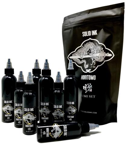 Solid Ink Horitomo Sumi Set (Black,Dark,Medium,Light) Solid Ink Horitomo Sumi Set (Black,Dark,Medium,Light)