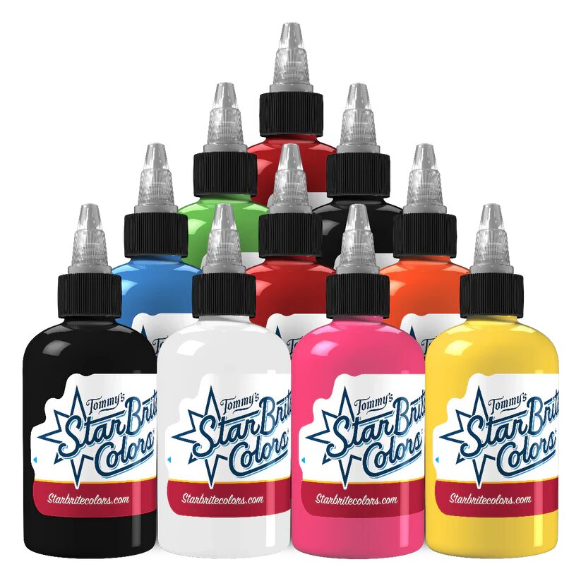 StarBrite Tattoo Ink Top Seller Set
