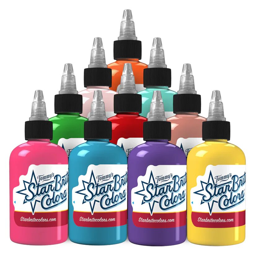 StarBrite Tattoo Ink Anime Set