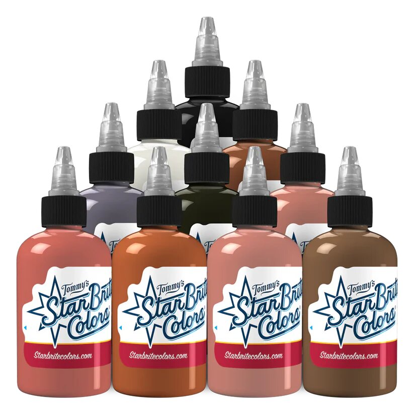 StarBrite Tattoo Ink Earthtone Series Set