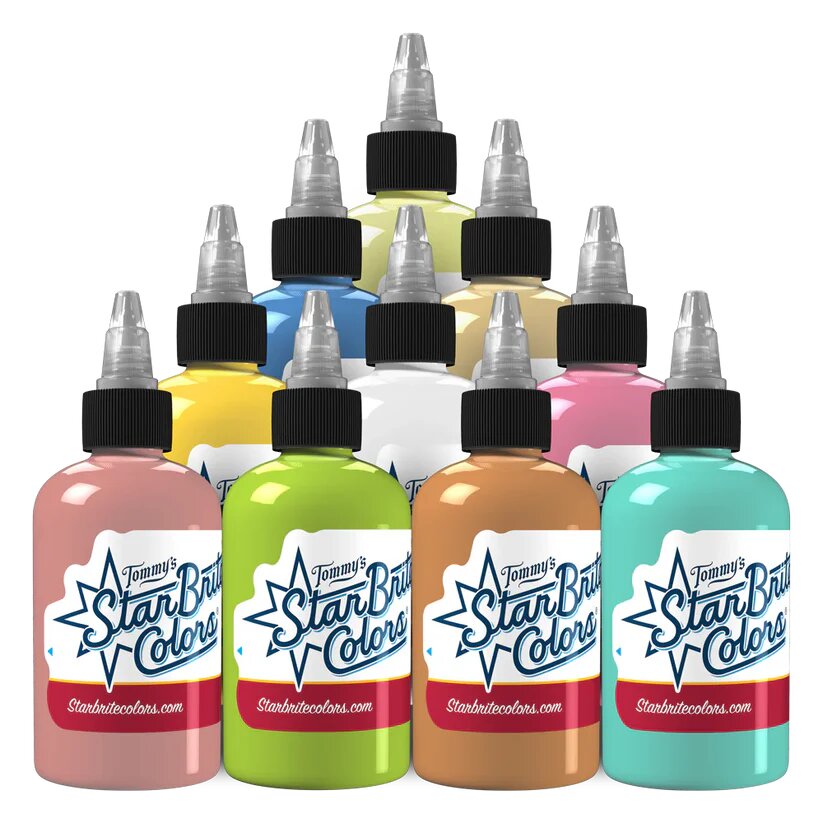 StarBrite Tattoo Ink Pastel Palette Set
