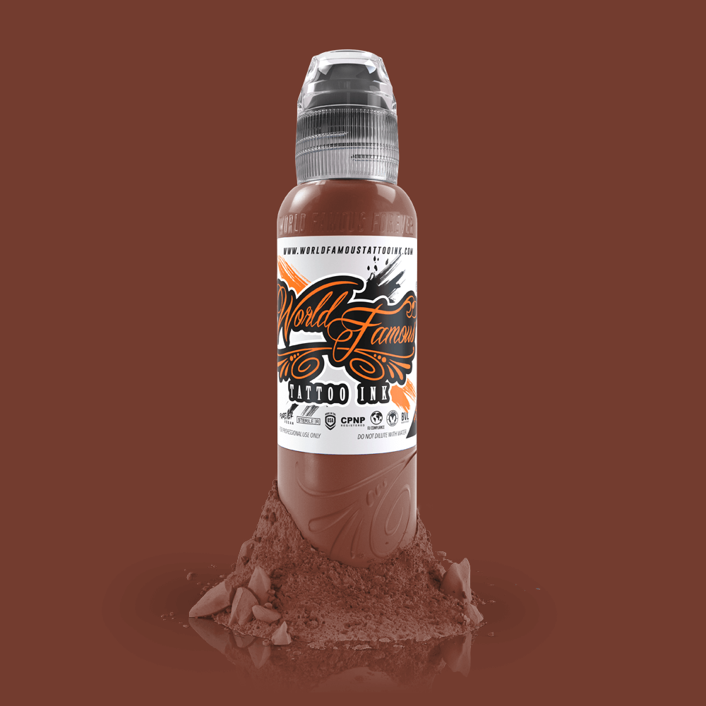World Famous Tattoo Ink Bark Brown