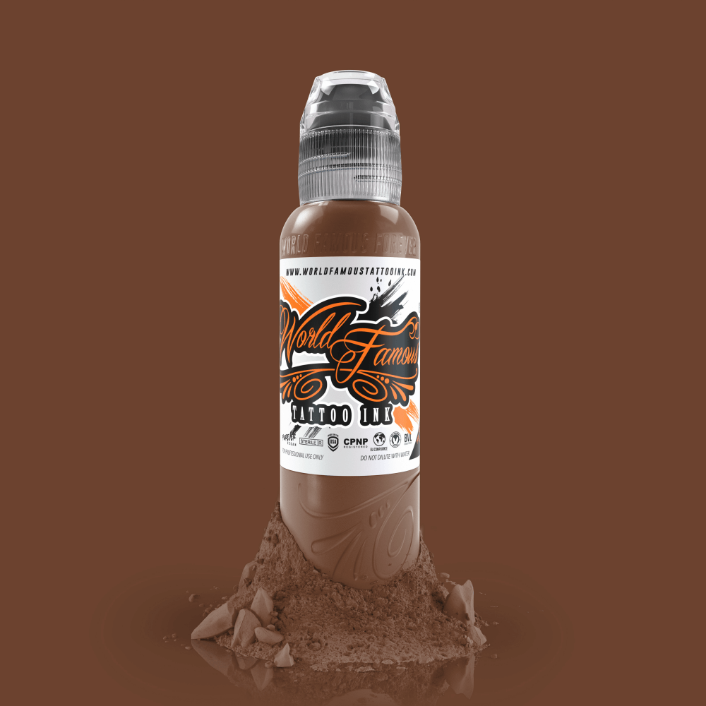 World Famous Tattoo Ink Dark Brown