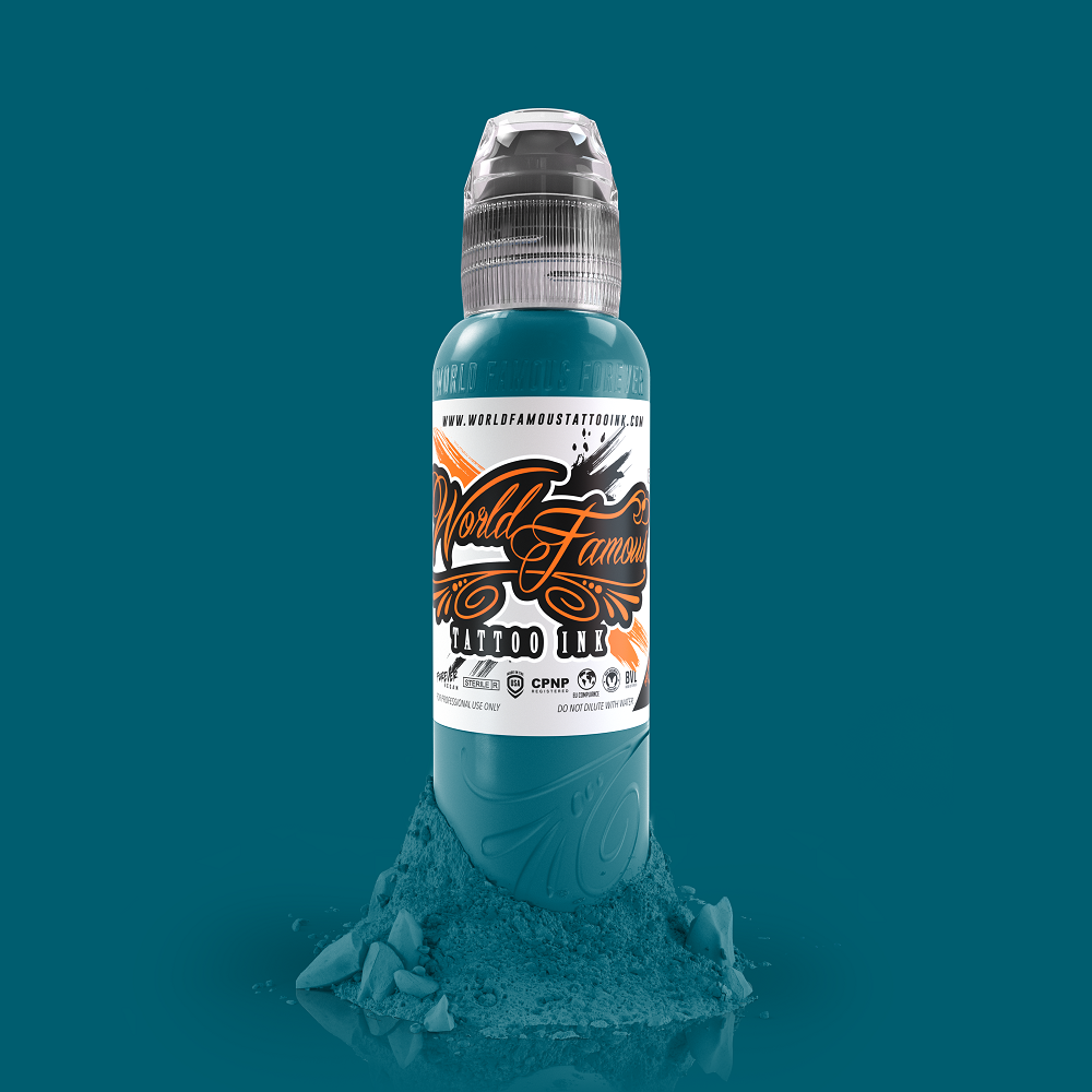 World Famous Tattoo Ink Galapygos Green