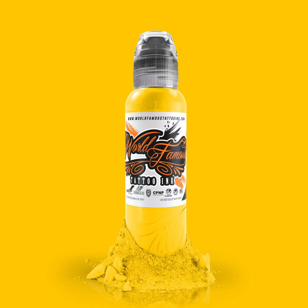 World Famous Tattoo Ink Great Wall Yellow World Famous Tattoo Ink Great Wall Yellow