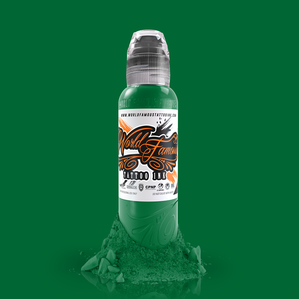 World Famous Tattoo Ink Pancho Green