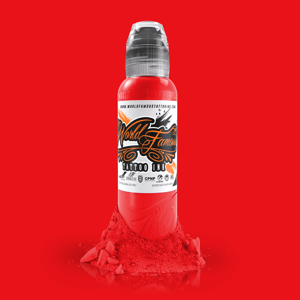 World Famous Tattoo Ink Poison Dart Red