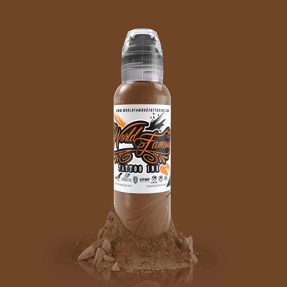 World Famous Tattoo Ink Sahara Brown World Famous Tattoo Ink Sahara Brown