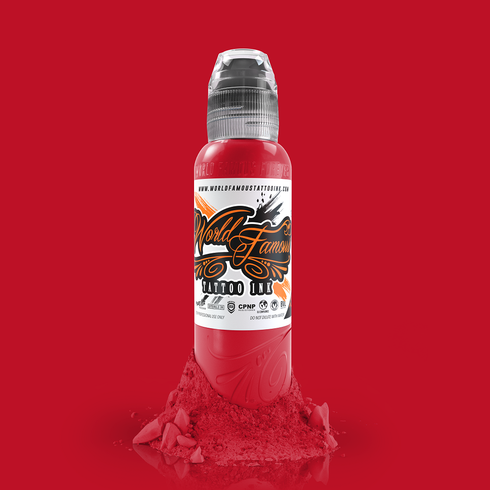 World Famous Tattoo Ink United Ink Red